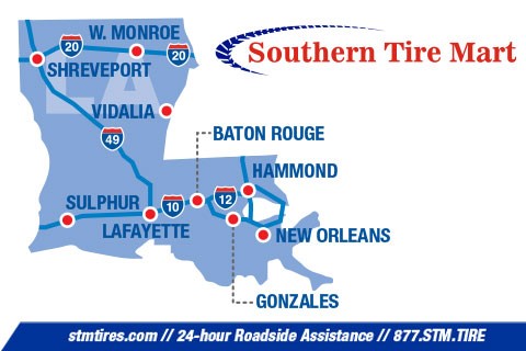 Southern Tire Mart in Louisiana